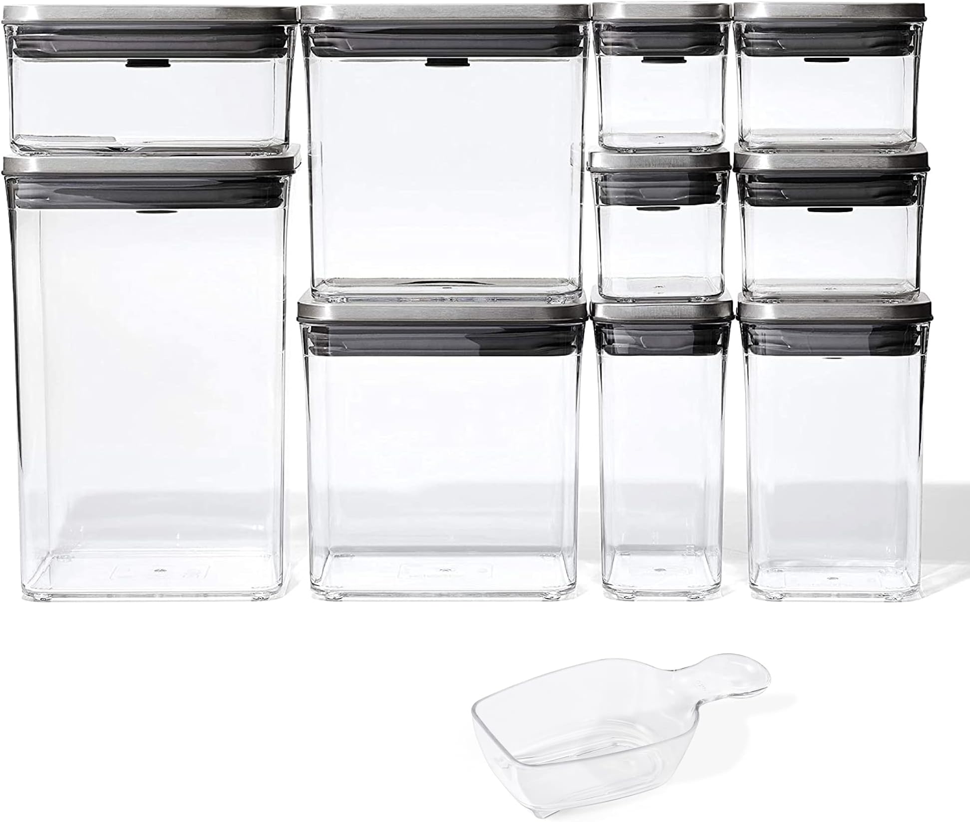 SteeL 12-Piece POP Container Set