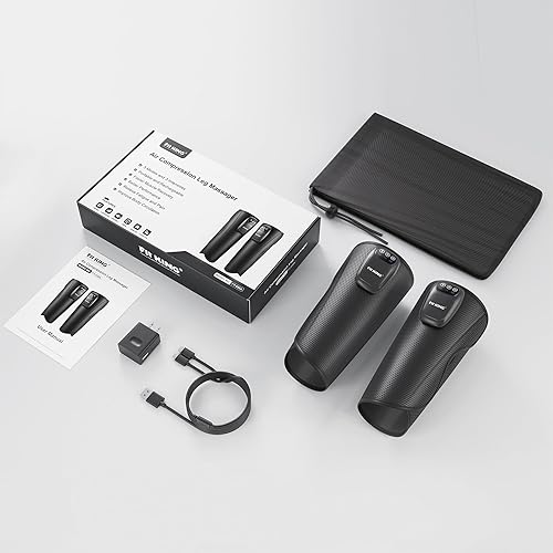 Miniatura 6 de FIT KING Masajeador de pantorrillas inalámbrico mejorado para circulación, masajeador de compresión de piernas recargable para aliviar el dolor