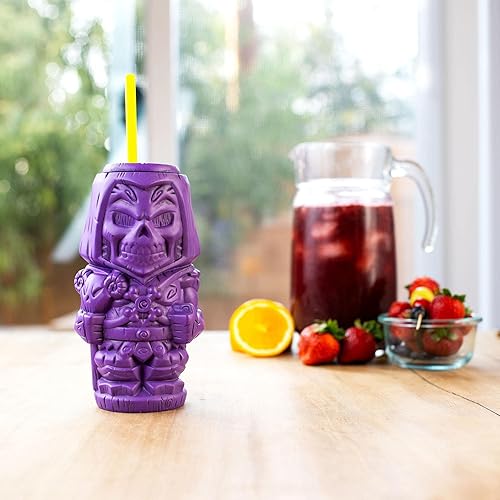 Miniatura 6 de Geeki Tikis Masters of the Universe Skeletor - Vaso con pajita | 26 onzas