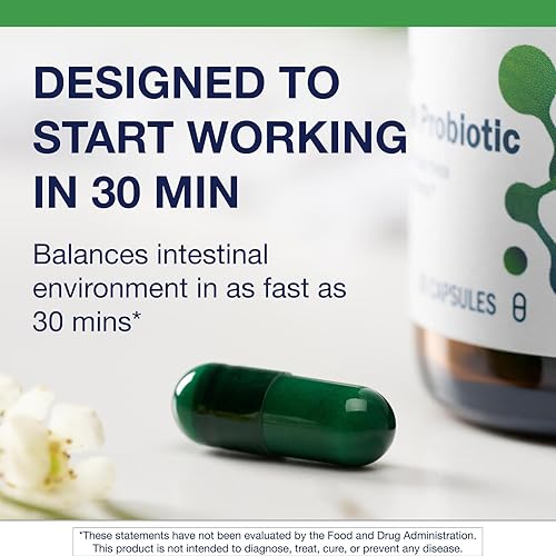 Miniatura 4 de Metagenics UltraFlora Acute Care - Suplemento probiótico para un alivio rápido de la angustia intestinal aguda, hinchazón y gases - Apoya la flora