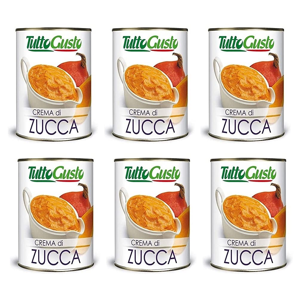 Tutto Gusto Crema di Zucca - Crema de calabaza (6 unidades, 400 g)