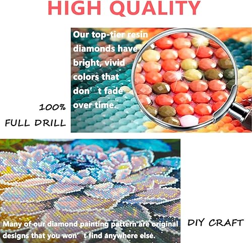 Miniatura 6 de Yomiie Kits de pintura de diamantes 5D para enfermera, médico, kit completo de taladro por números, pintura abstracta para hombre y mujer con