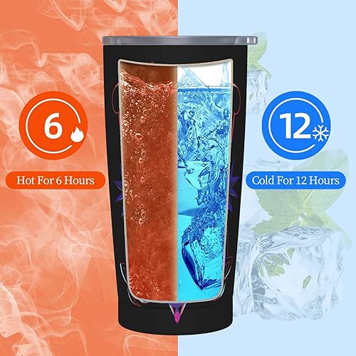 Miniatura 6 de Taza de café de 20 onzas Invader Anime Zim con aislamiento de acero inoxidable con pajitas Novedad taza de viaje para el hogar, oficina, viajes