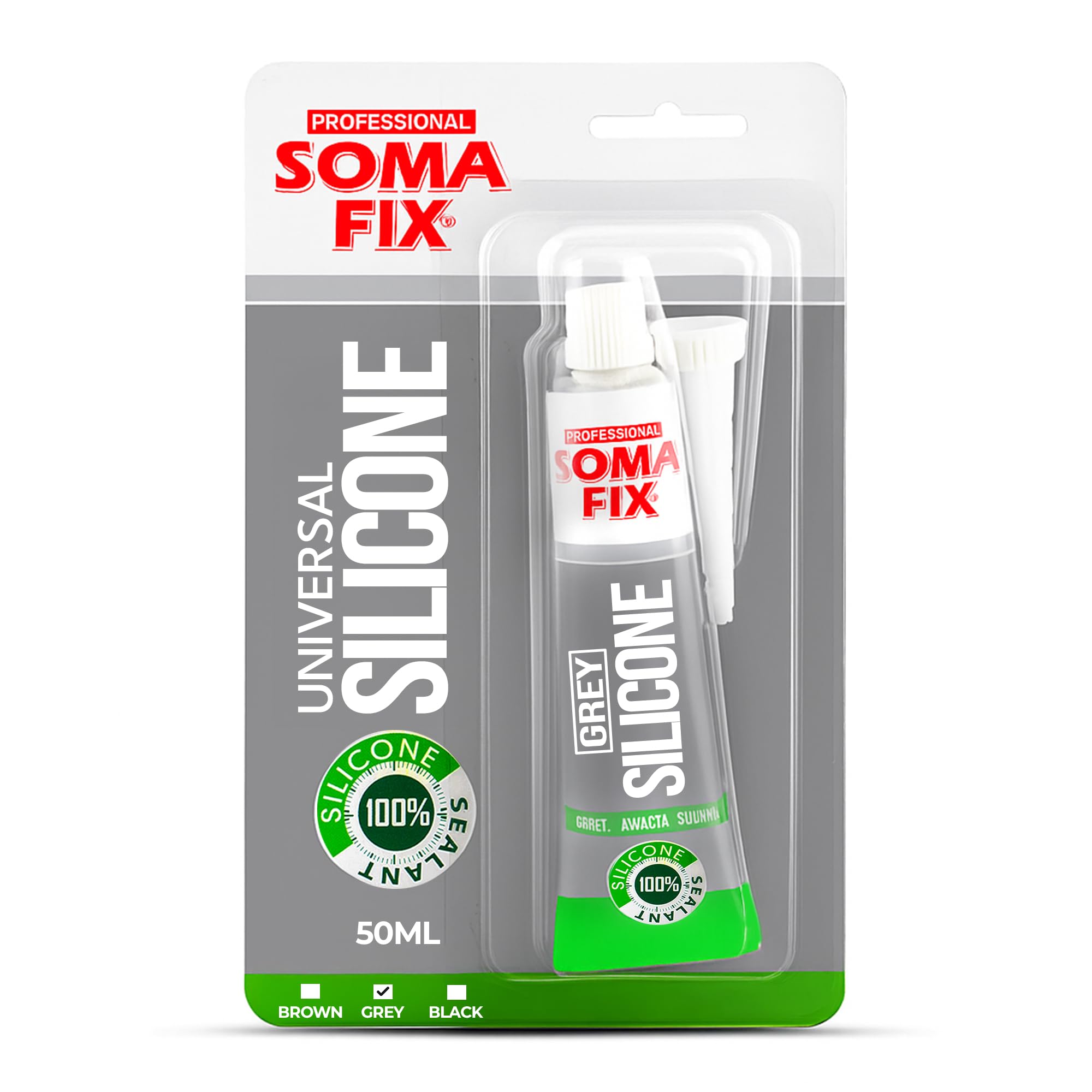 Somafix Gray Silicone Caulk