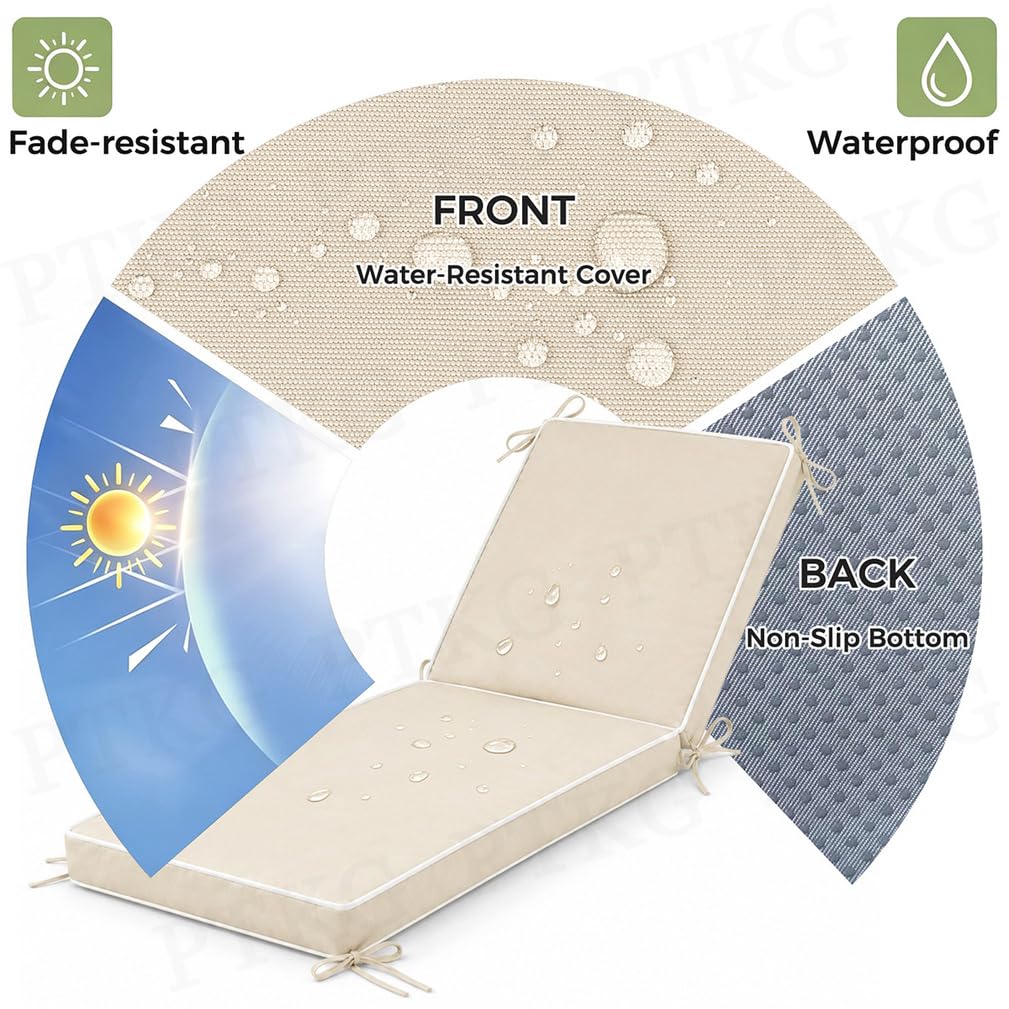 Matelas Transat Bain de Soleil Coussin Bain de Soleil Jardin Exterieur