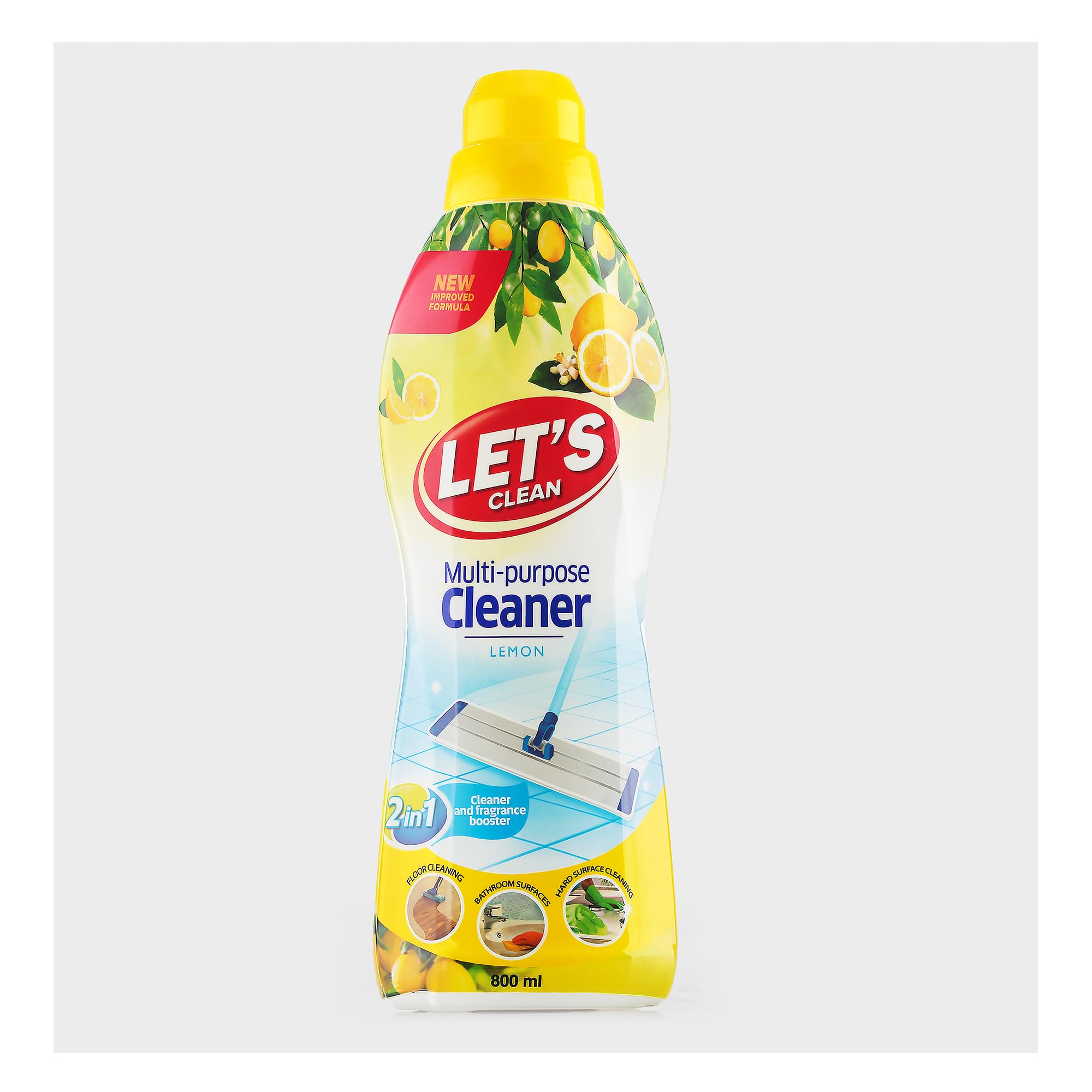 Let's CleanMulti-Purpose Disinfectant Cleaner Lemon 800ml