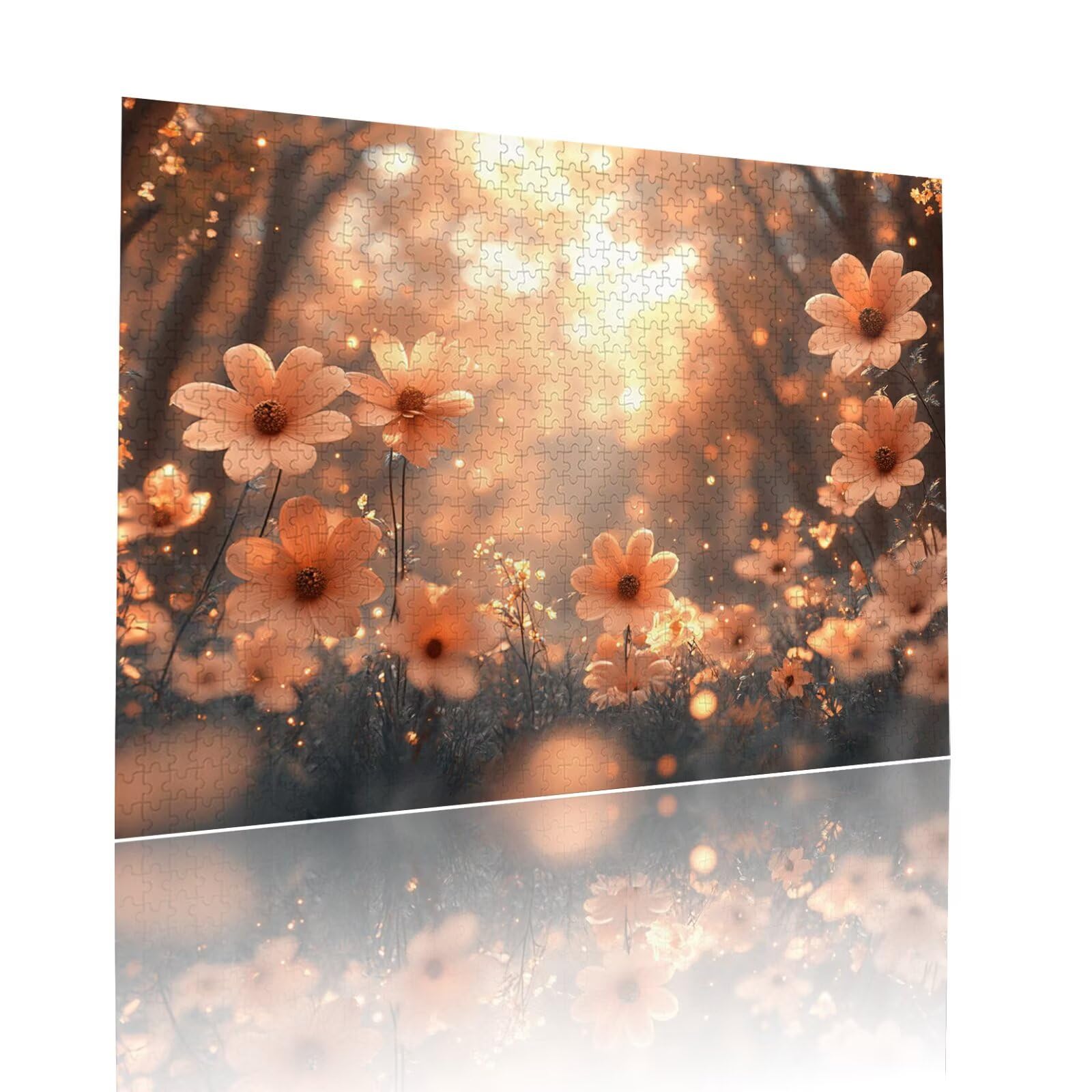 Blume Puzzle für Erwachsene Kinder Anspruchsvoll 5000 Teile Impossible Klassische Puzzles Schwer Anlage ab 8 9 10 Jahre Mädchen Jungen Jigsaw Kunst Educa,für Dekoration und Geschenke 105x156cm t-361