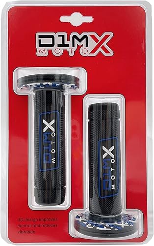Miniatura 5 de D1M - Agarres universales para manillar de motocicleta de 78 pulgadas, 0.827 in, 0.945 in, para SX EXC KX CRF KLX WR YZ XR (Azul)