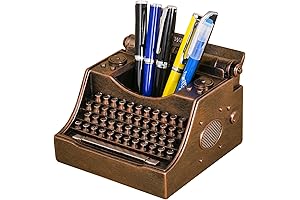 Decorative Typewriter Pen Holder