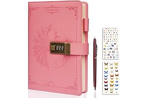 Teen Diary with Lock and Key: A Private Sanctuary for Writing and Reflection