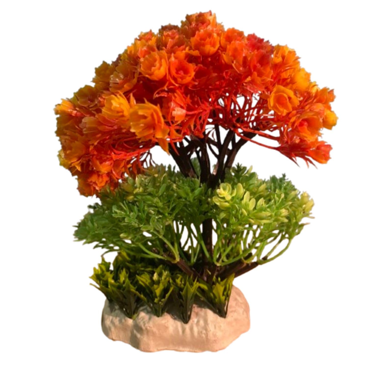 Petos Aquarium Artificial Plastic Plants Aquarium Decor, Artificial Plastic Plant, Used for Fish Tank, Household and Office Decoration, Table Decoration with Real Effect (H:17 CM) (Orange) (B0CX6DZGH5) Amazon Price History, Amazon Price Tracker