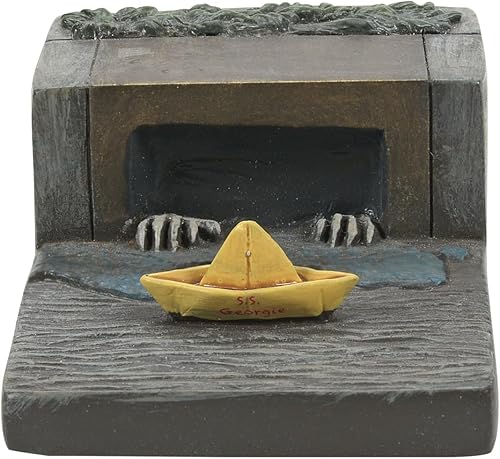 Miniatura 2 de Department 56 Snow Village Accessories Halloween IT Chapter Two Pennywise and The SS Georgie - Juego de figuras de 3.75 pulgadas, multicolor