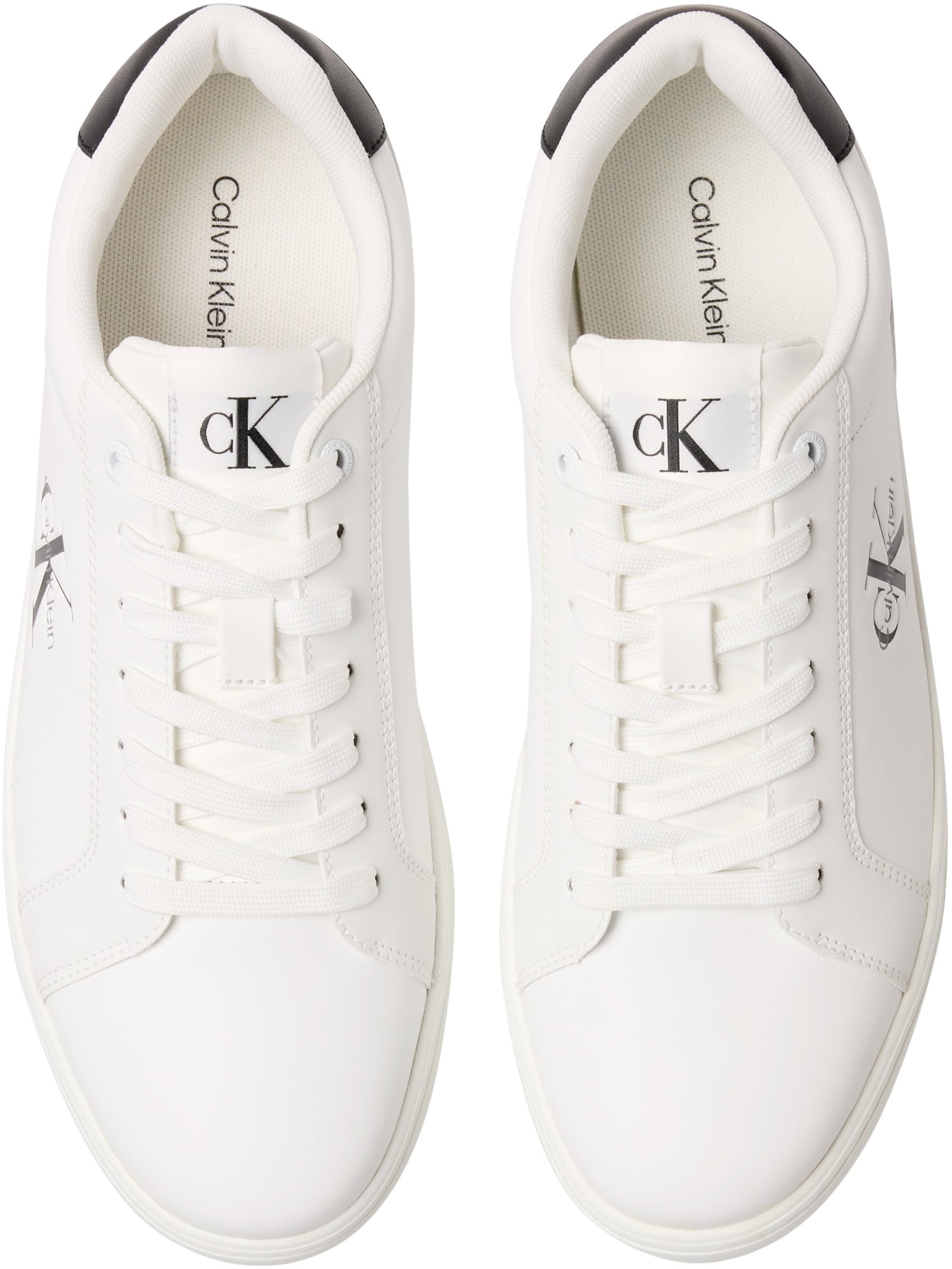 Calvin Klein Uomo Sneakers con Suola Preformata Classic Mono in Pelle