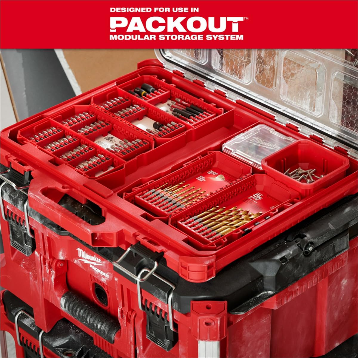 Milwaukee SHOCKWAVE Impact Duty Driver Bit Automotive Set - 124PC