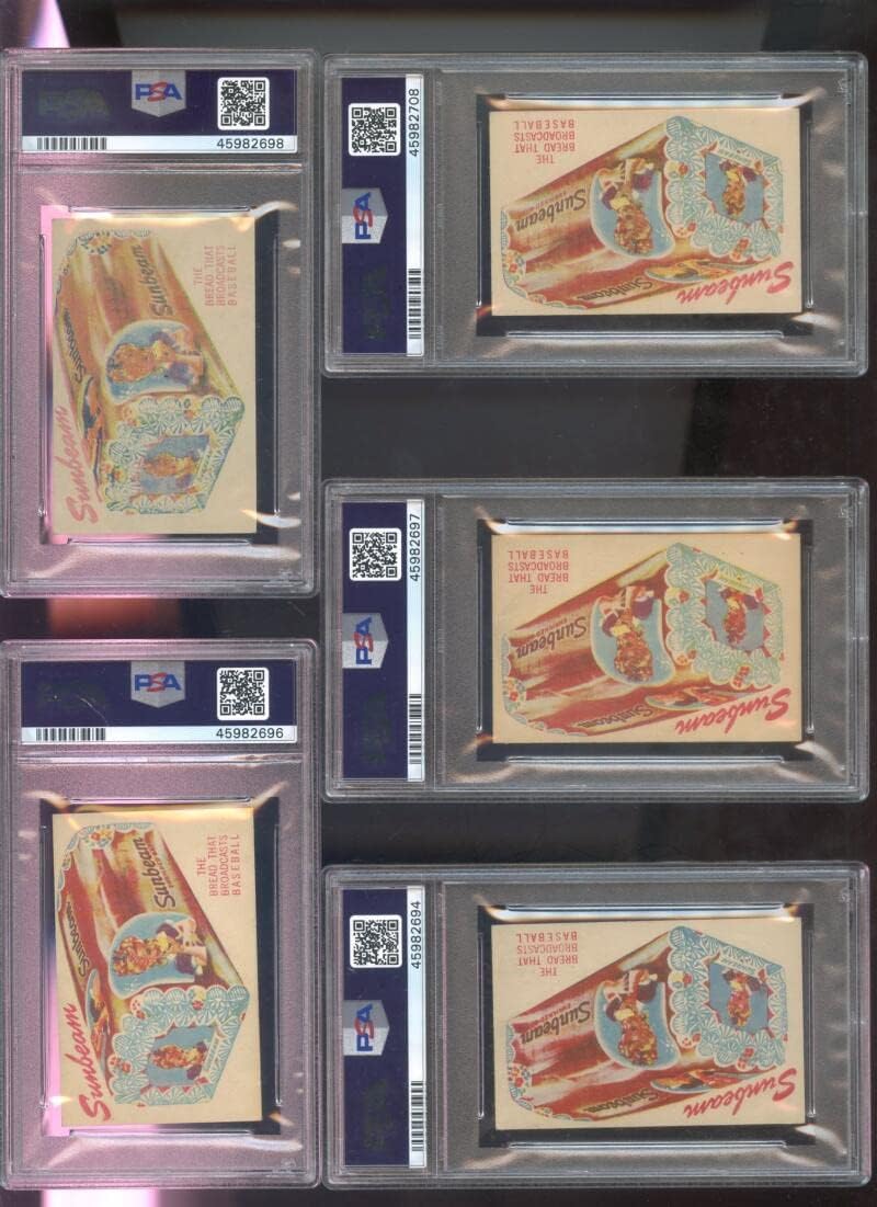 1947 Sunbeam Bread Hugh Orphan Hugo PSA 6 Graded Baseball Card Sacramento Solons PCL Pacific Coast League