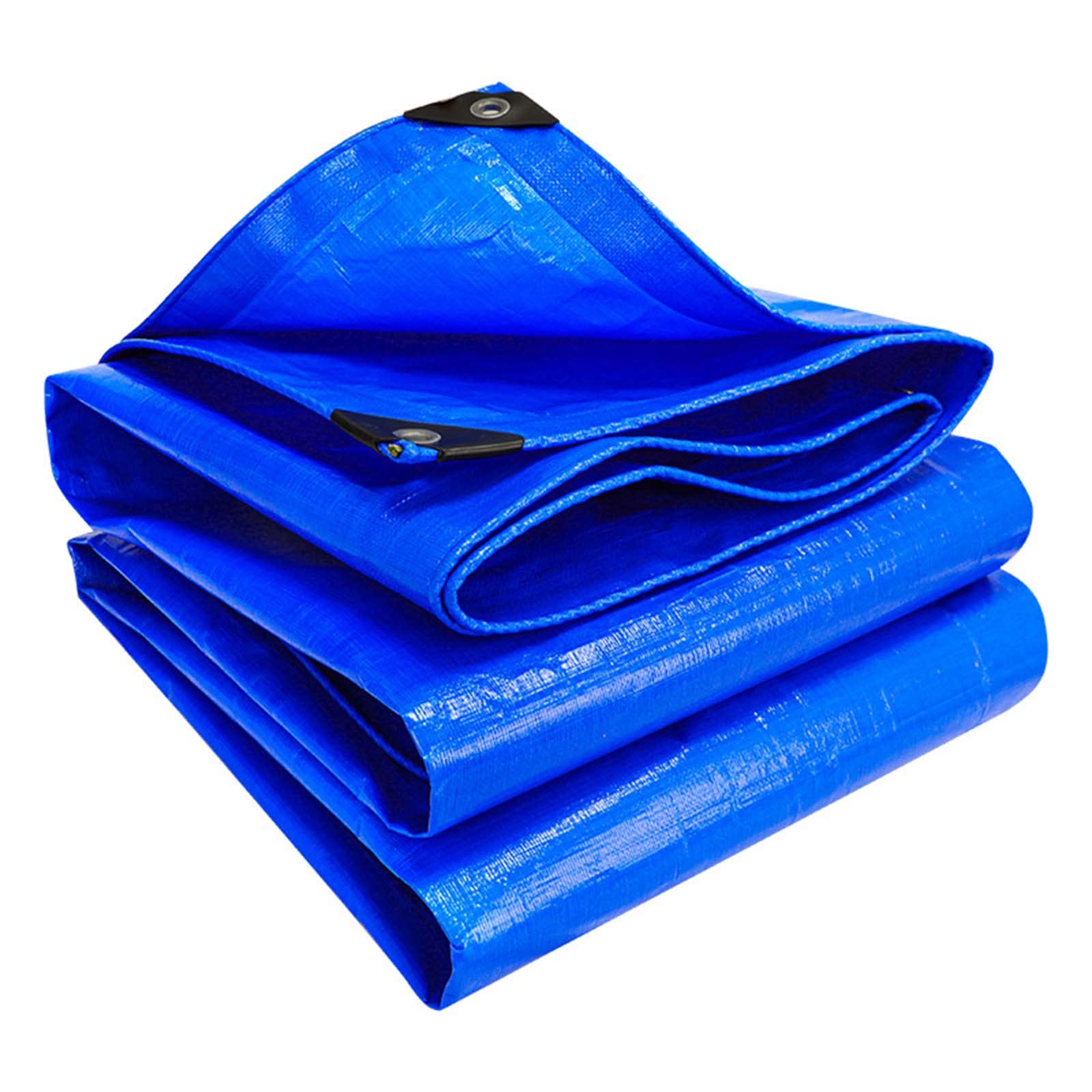 Tarpaulin Strengthened with eyelets, Multi-Purpose Tarpaulin Cover Backyard Terrace Cover UV Resistant Protecting Waterproof Ground Sheet Cover,for Outdoor Camping garden (3m*11m|165g/m²)