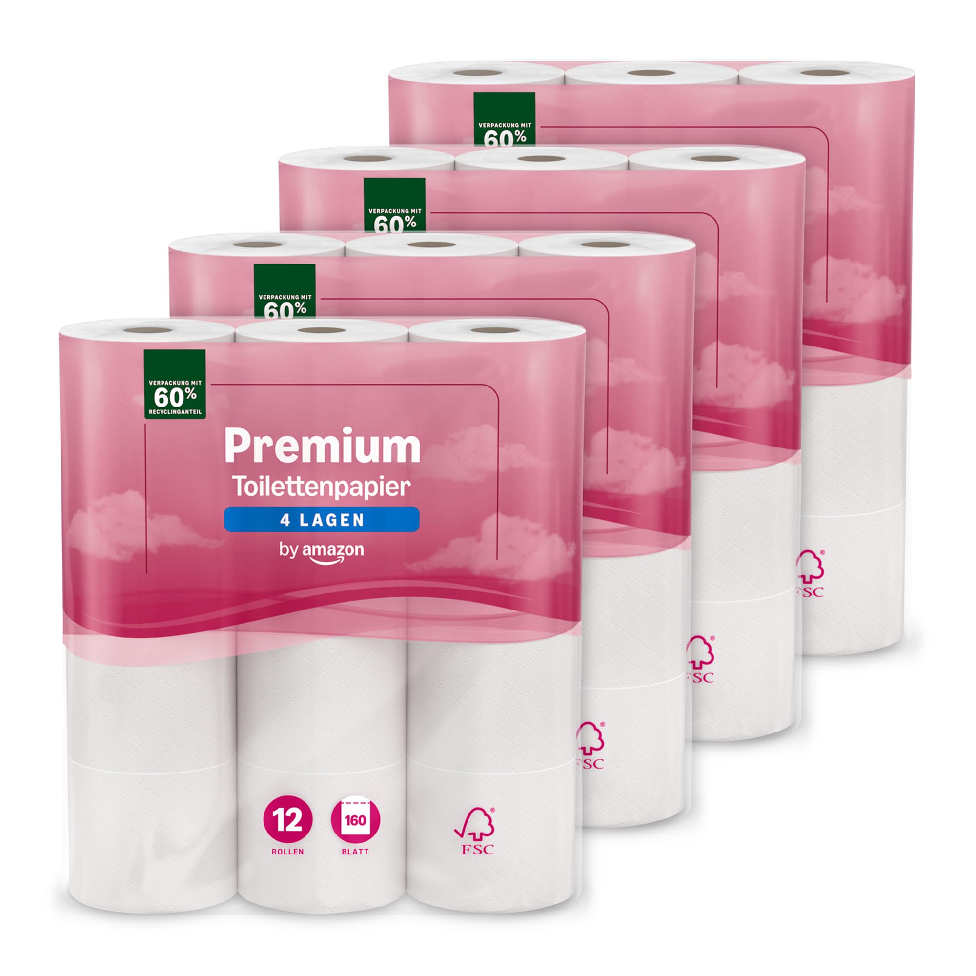 Amazon Premium toaletni papir 4-slojni 48 rola