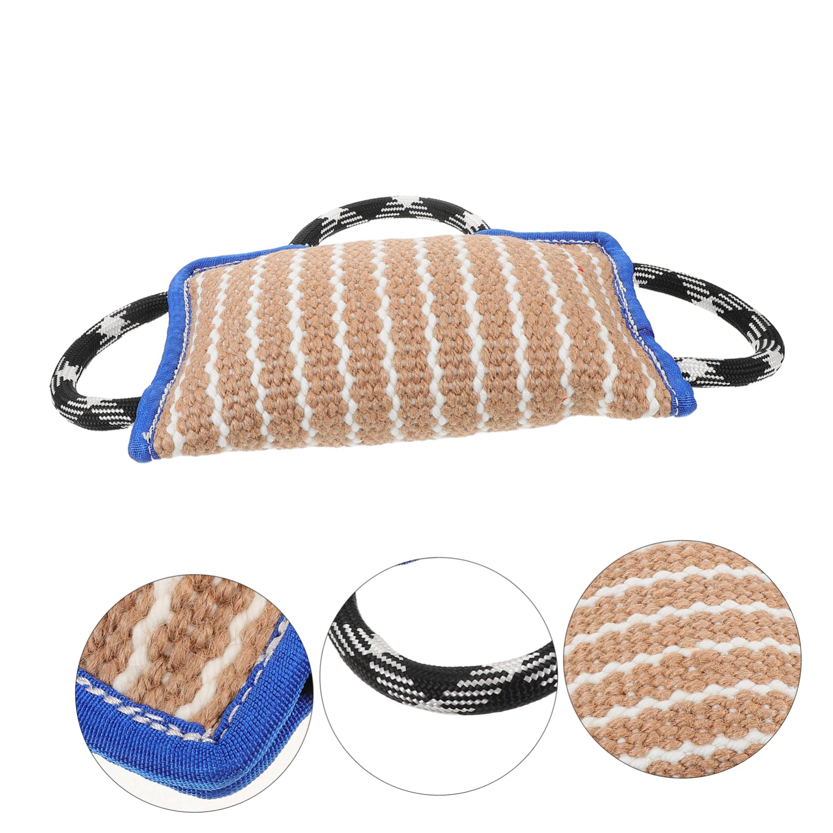 Almohadilla para Morder Perros de Lino Resistente Herramienta Profesional para Entrenamiento Canino Concentración y Dueño Mascota Juguete Duradero para y Morder con Azul