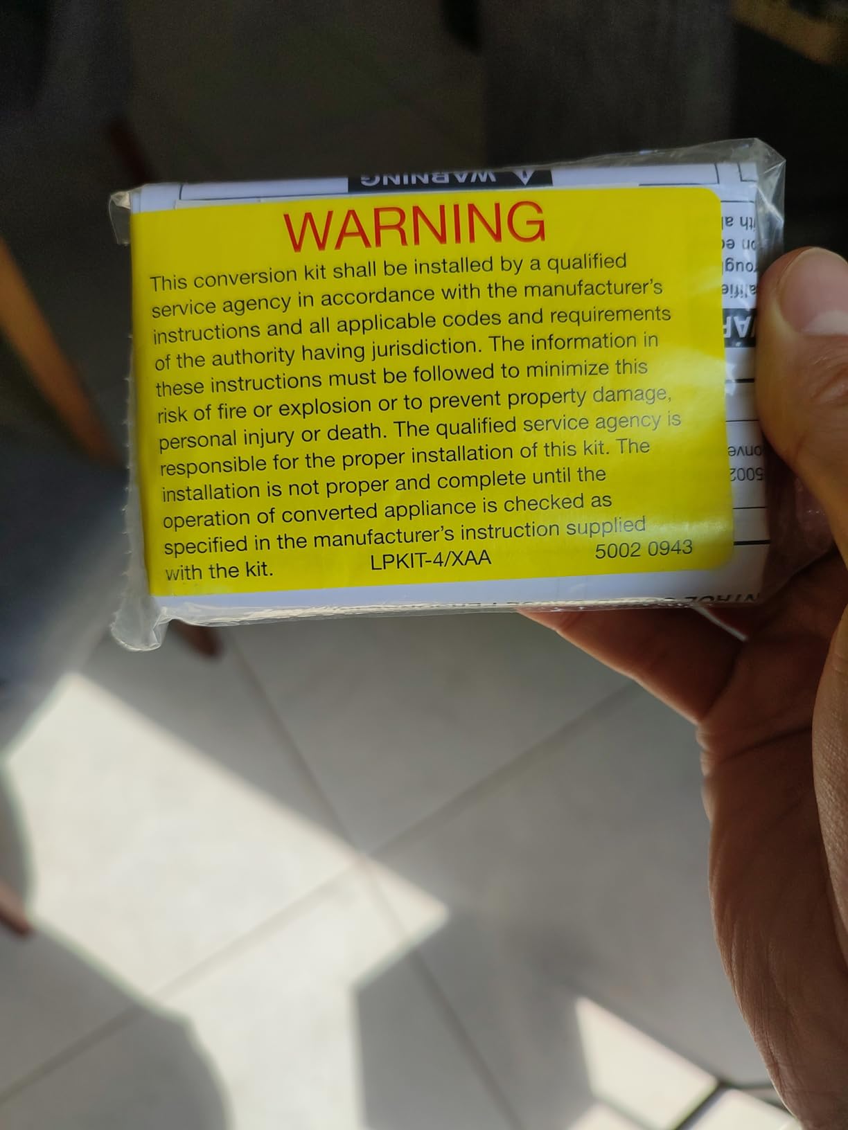 SAMSUNG Kit de conversión para secadores de gas de 20.000 BTU