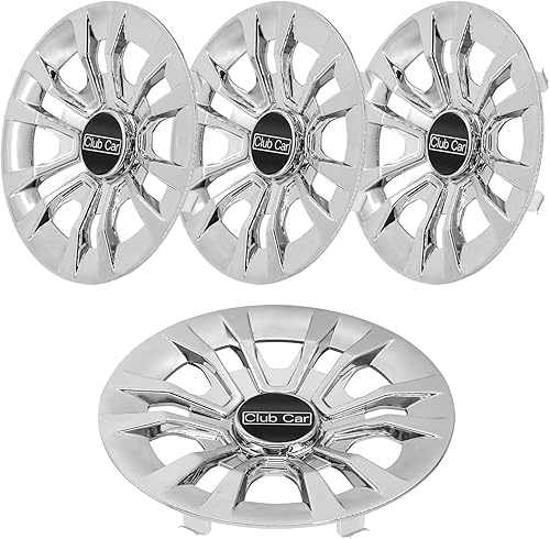 Miniatura 5 de Tapacubos para carrito de golf para Club Car de 8 pulgadas, cubierta universal para rueda de tamaño estándar de 8 pulgadas, juego de 4 unidades,