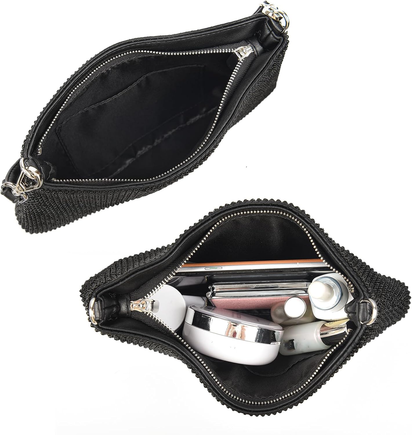 Valleycomfy Bling Evening Clutch Bag for Women Lady Girl Bride Rhinestone Purse For Prom Cocktail Party Wedding Engagement - Image 5