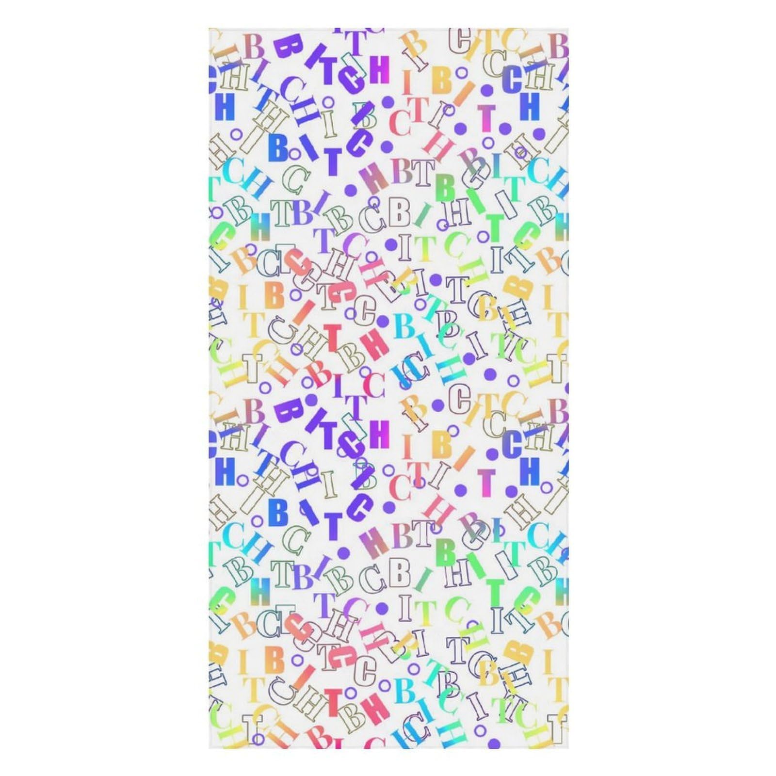 Anceky Beach Towel Soft Funny Bath Towels Quick Dry Bath Towel for Beach Pool Yoga Swim Shower 31 X 63 in