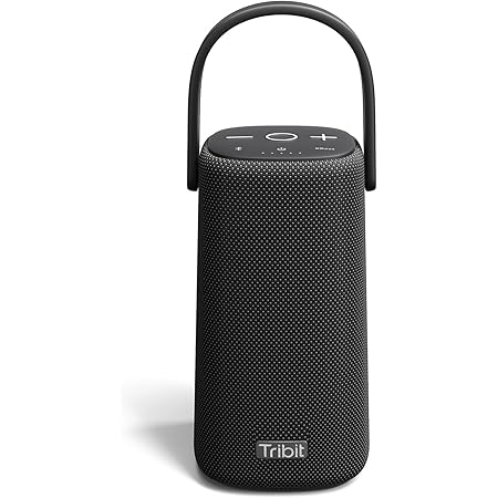 Tribit [Upgraded Version StormBox Pro Bluetooth Speaker 40W 5.3 Channel Wireless Portable Speaker High Fidelity 360° Sound Built-in XBass, 24H IP67 Waterproof Bluetooth Tower Subwoofer