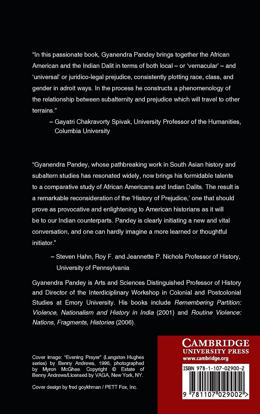 A History of Prejudice: Race, Caste, and Difference in India and the United States