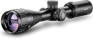 Hawke Sport Optics Vantage 3-9x40 AO Rifle Scope, Ill. Mil-Dot Center Reticle, 1/4 MOA, 1 Mono-Tube