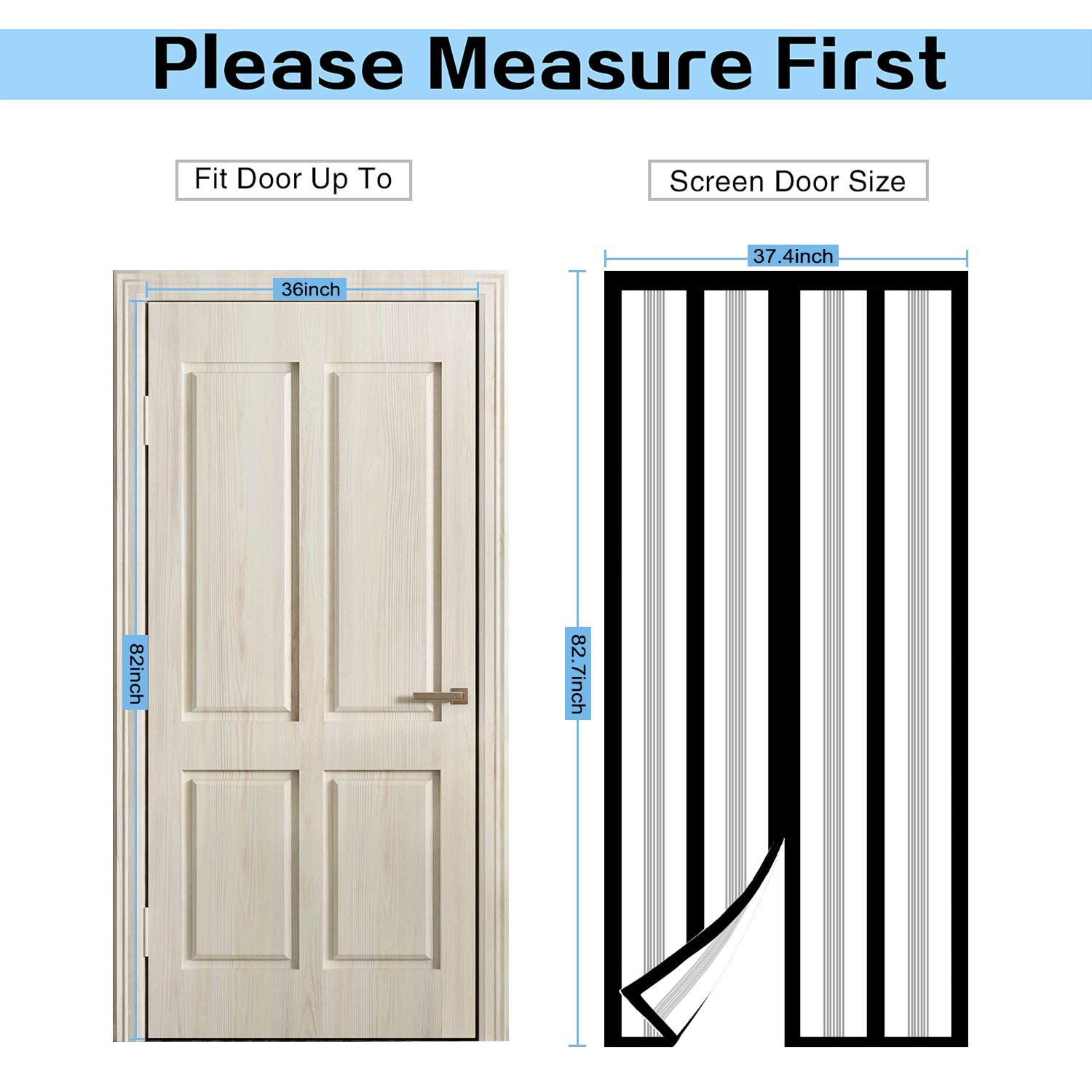 Magnetic Insulated Door Curtain - Image 4