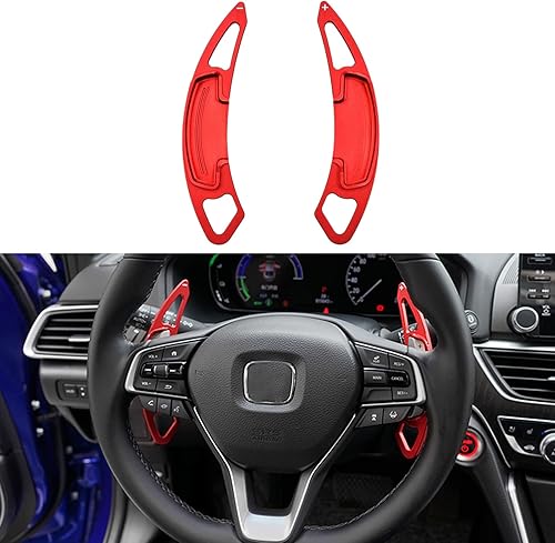 Miniatura 5 de Ramecar - Paletas de cambio para timón de automóvil en aleación de aluminio, para Honda