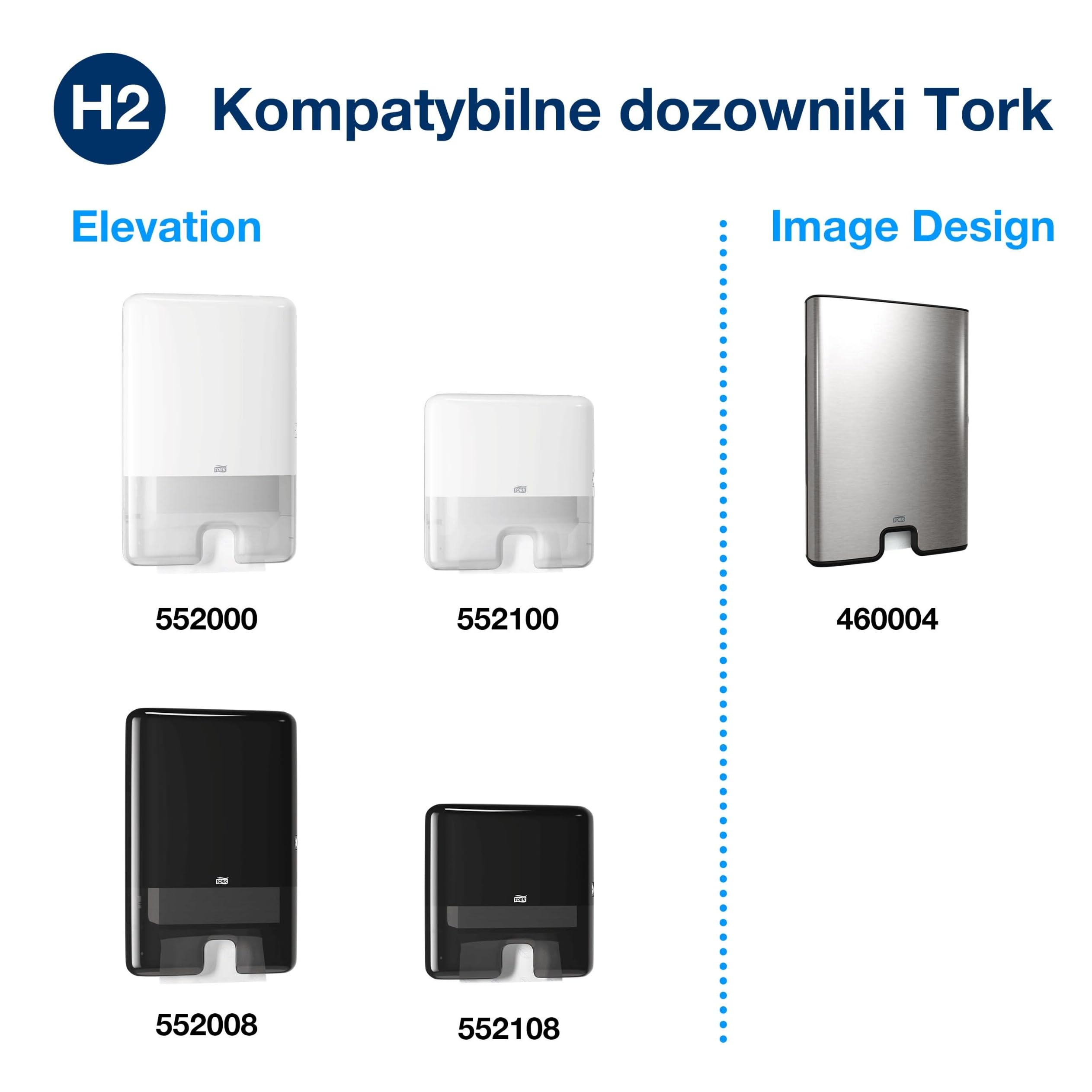 Tork Xpress Miękkie, Składane Ręczniki do Rąk, Białe, H2, Zaawansowane, 2-Warstwowe, Składane w M, Duże, 12 x 200 Arkuszy, 120454