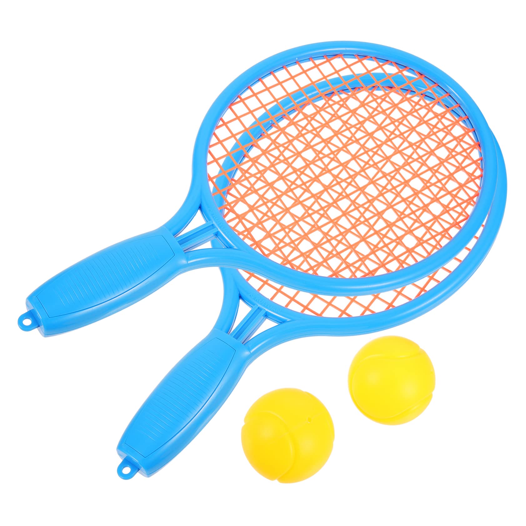 NULYLU 1 Set Tennis Rackets Tennis Balls for Outdoor Sports Equipment for Parent Games at Beach Park Durable Lightweight Design