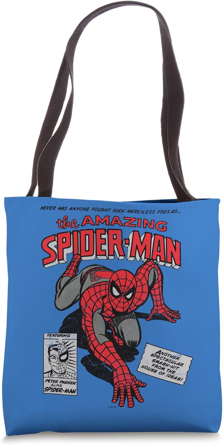 Marvel The Amazing Spider-Man Retro Comic Tote Bag