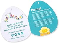 Vista 6 de Squishmallows Pierogi Banana Monkey original de 8 pulgadas - Peluche oficial de Jazwares