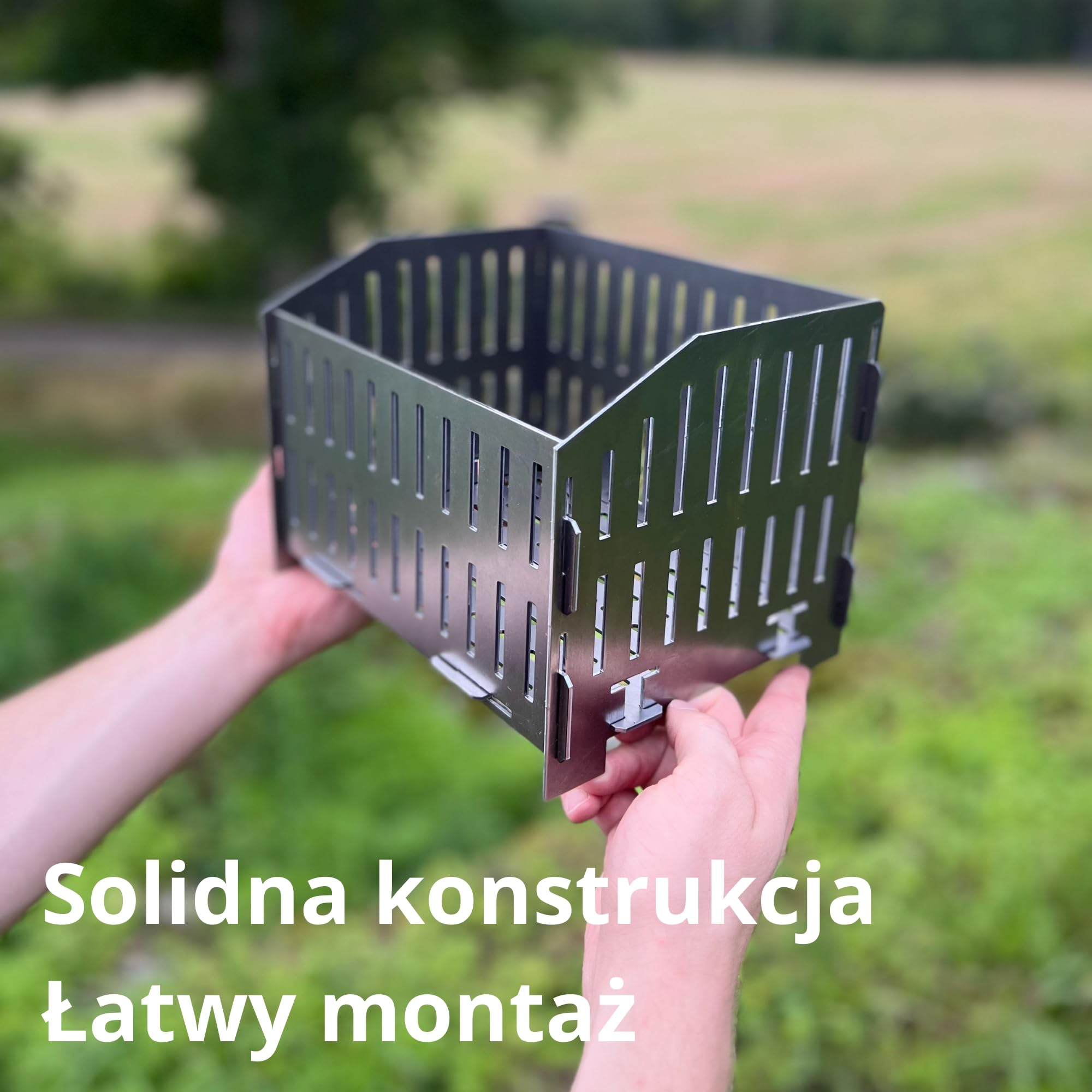 Palnik na pellet - Spalaj pellety drzewne w piecu na drewno lub otwartym kominku, szwedzka stal, 17,7 x 24,0 x 17,0 cm głębokość x szerokość x wysokość, 2kg, Kuchenka kempingowa