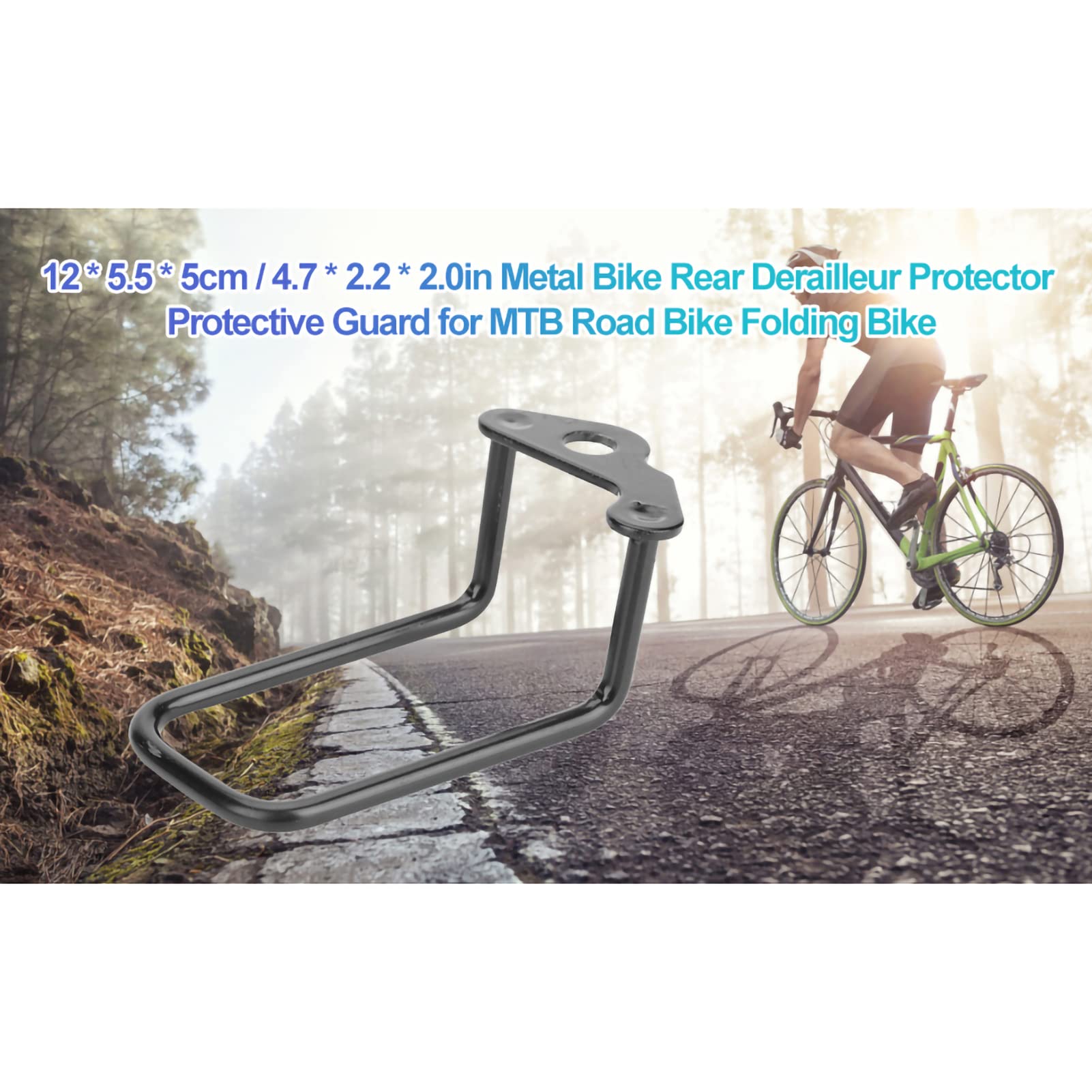 Broco Protector Cambio, Cambio Trasero Guardia Protector del Protector de la Bicicleta de montaña al Aire Libre Accesorios de Ciclismo