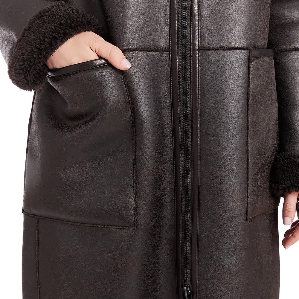 Frye womens Reversible Zip Front Coat - Image 7