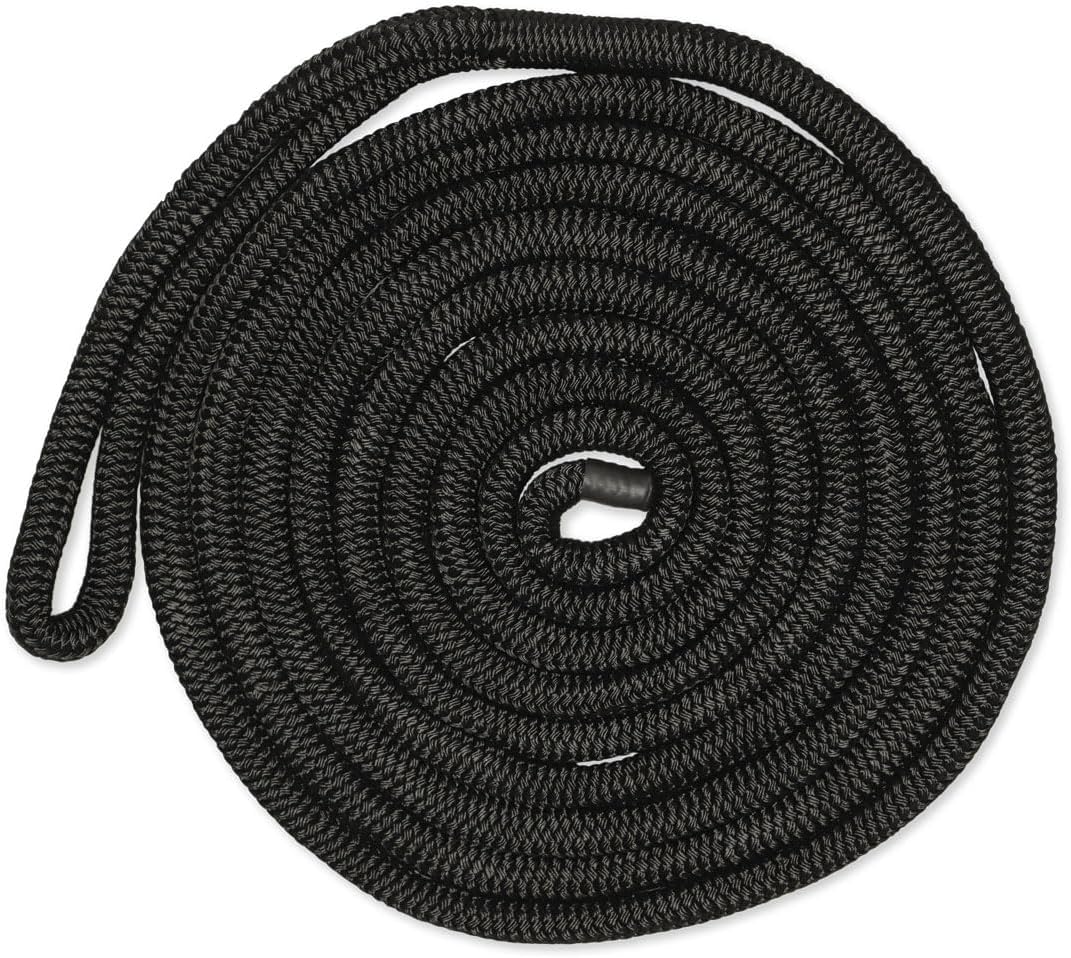 CDL5840WG, Dock Line, 5/8" Diameter - 40' Length, Double Braid, White Gold