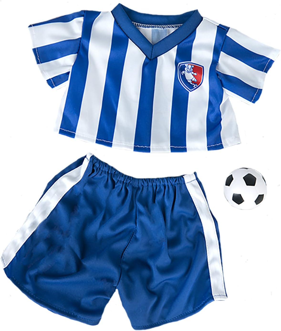 All Star Soccer Uniform Fits Most 14" - 18" Build-a-bear, Vermont Teddy Bears, and Make Your Own Stuffed Animals
