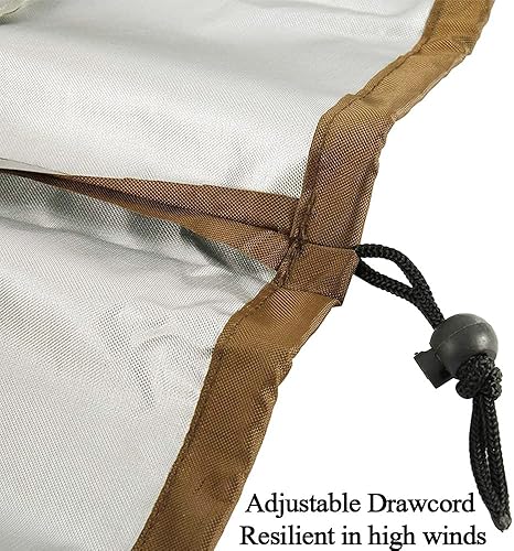 Miniatura 5 de Cozzka Cubierta impermeable para fuente de agua al aire libre, cubierta resistente para invierno, jardín al aire libre, estatua de fuente grande de