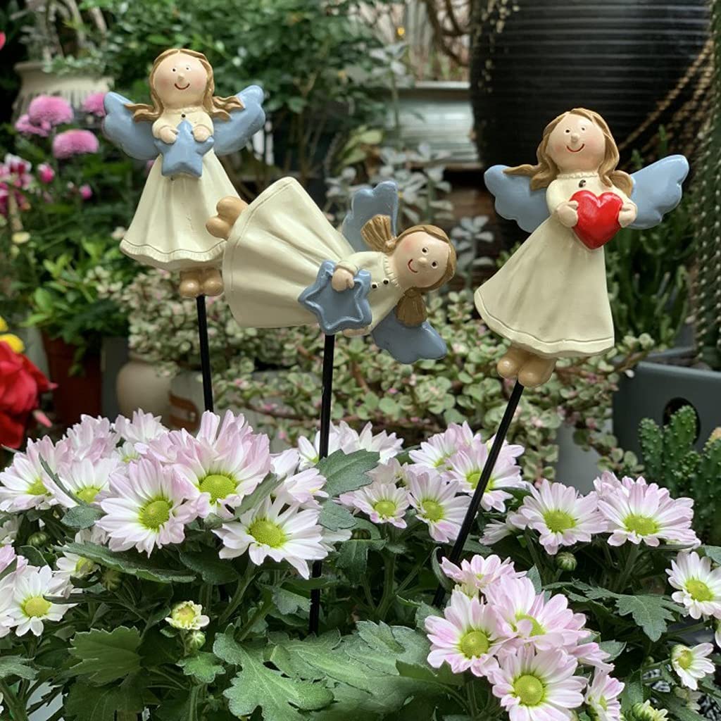 Ogród statuetka ogród kreatywne sukulenty dekoracja doniczka anioł wtyczki ozdoby, używane na balkonie tarasie trawniku drogowym ogrodnictwo mikrokrajobraz dekoracja ogrodowa figurka