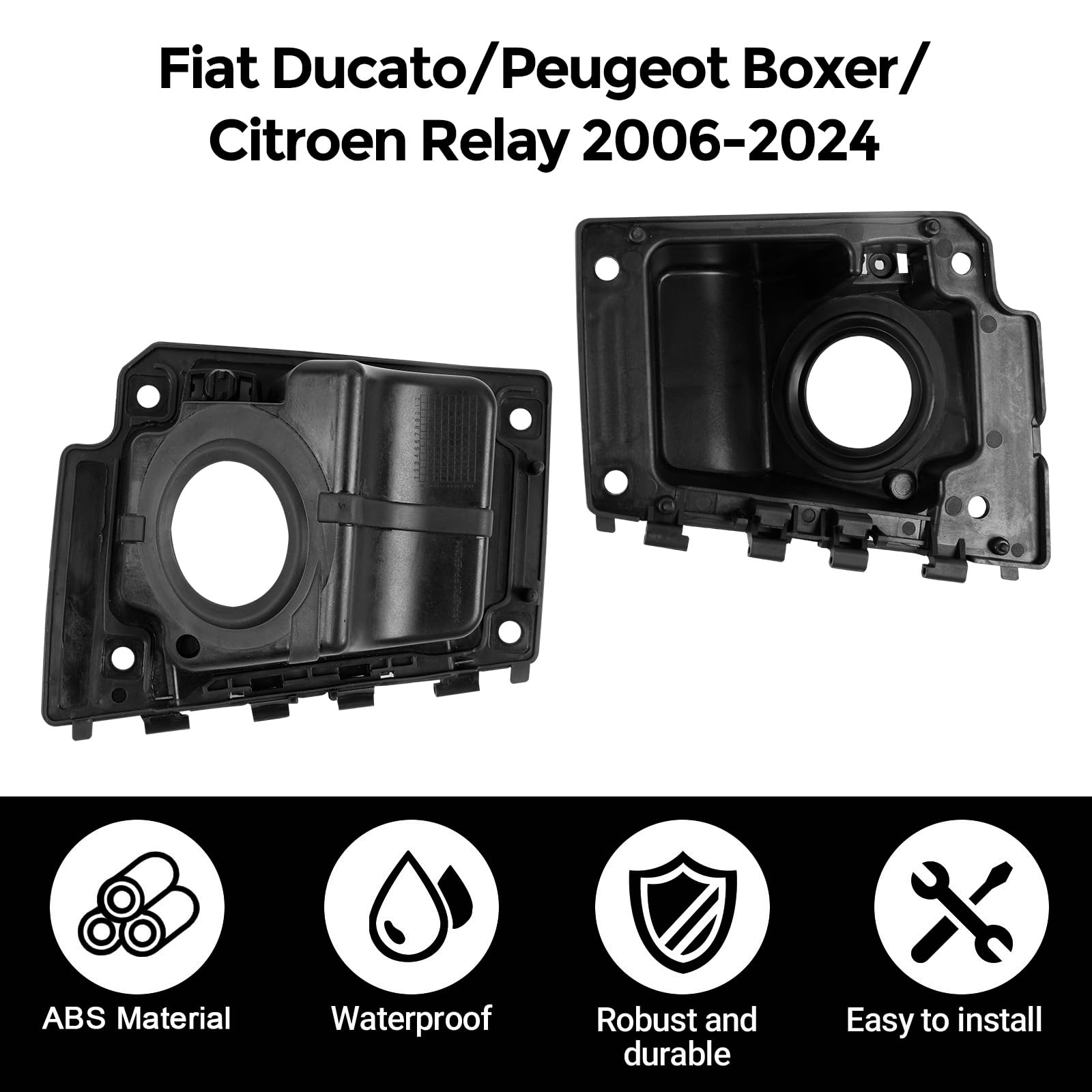 ABS Tankdeckel Mit Schlüssel 1313410080 - Für Fiat Ducato, Boxer, Relais 1994-1998