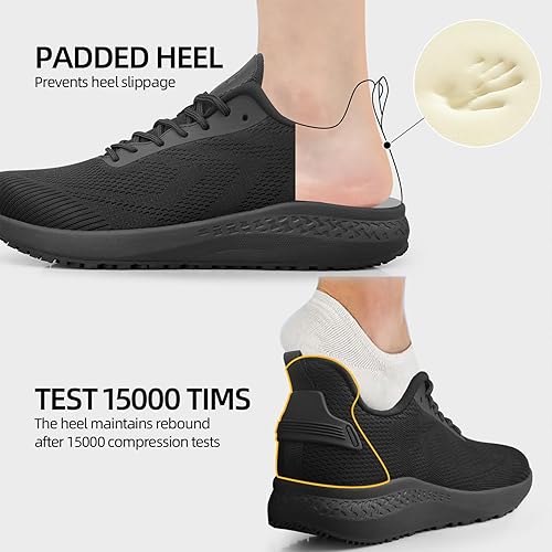 Miniatura 7 de Zapatos antideslizantes para hombre, para servicio de alimentos, antideslizantes, zapatos de trabajo para hombre, en restaurante, cocina, chef,