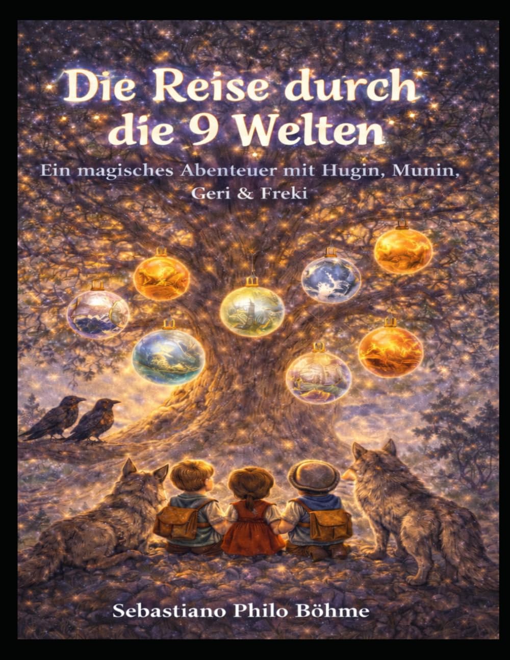 Die Reise durch die 9 Welten: Ein magisches Abenteuer mit Hugin, Munin, Geri und Freki