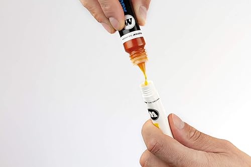 Miniatura 6 de Molotow Pincel color aguamarina (juego de rotuladores de pincel gris, punta de pincel para acuarela y letras a mano), 12 piezas surtidas