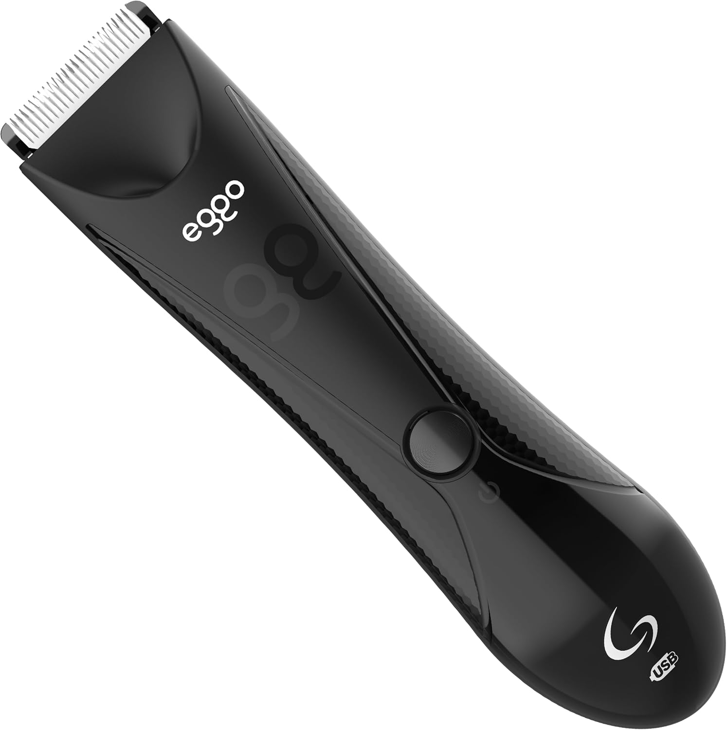 GA.MA Italy Eggo Body Trimmer for Men, Ceramic Blade for Sensitive Areas, LED Light, USB Rechargeable, 5600 RPM, Cordless Full Body Groomer with Guide Combs