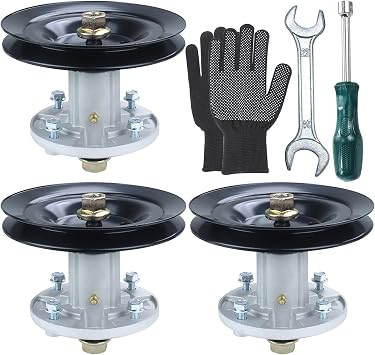 GY21099 Spindle with GX21381 Pulley for John Deere D170 54" Mowers