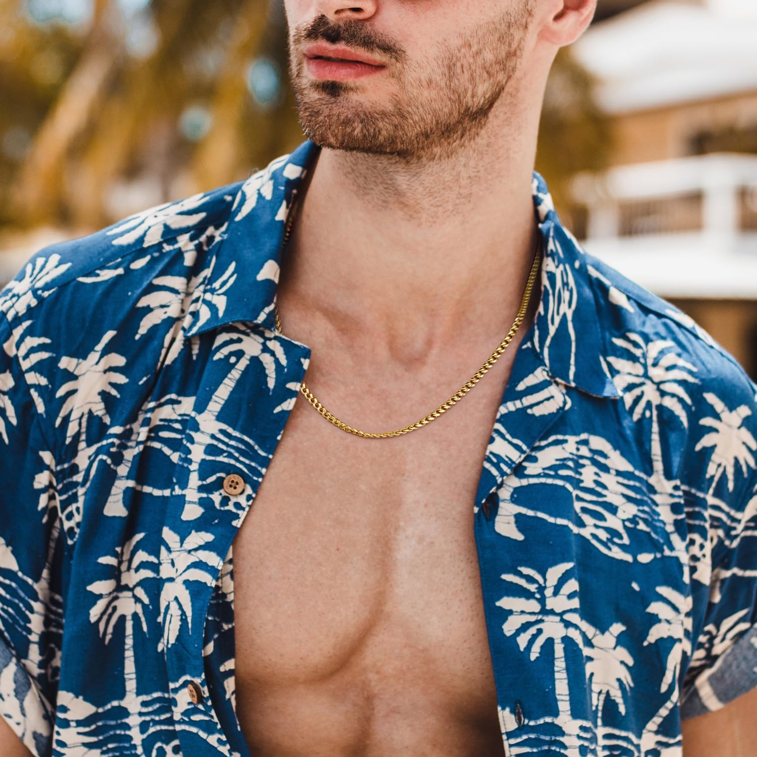 Gold Necklace for Women 4.3mm Wide 14K Gold Cuban Link Chain Necklaces for Men Dual-Gender Non Tarnish Necklaces Men's Necklace Chain 16-30 Inches - Image 8