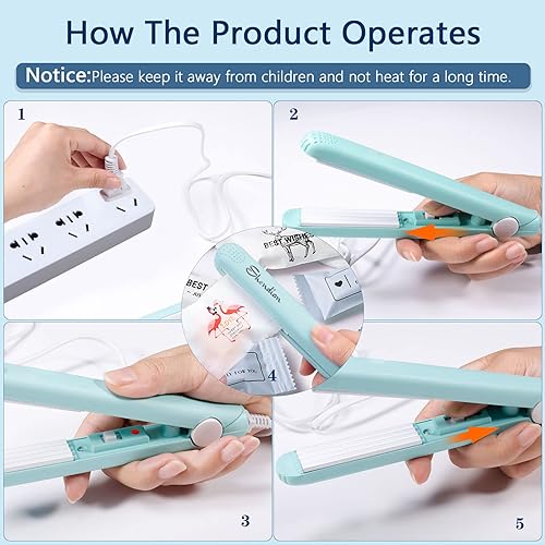 Miniatura 5 de Mini Sellador de Bolsas de Chips - Sellador de Calor Portátil Pequeño, Sellador de Cocina Reutilizable de Mano para Almacenamiento de Alimentos,